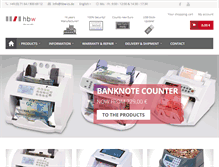 Tablet Screenshot of hbw-cs.de